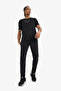 S3309 Black Defactofit Slim Fit Slim-Fit Zippered Standard Leg Jogger Sweatpants - 5