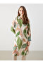 Lcwaikiki Classic Khaki Patterned Women's Shirt Tunic