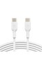 كابل Boost Charge USB-C - USB-C - بطول 1 متر، أبيض، CAB00 - 3