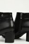 Black Half Zipper Boots Pc-54984 - 7