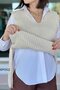 Prive Series Shirted Knitwear Blouse 6P002 - 5