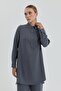 Shirt Collar Tunic Gray - 2