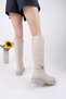Aventra Women's Zippered Boots with Belt and Buckle Detail - 6
