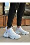 BA0401 Laceless Comfortable Thick Sole White Men's Sports Half Ankle Boots - 3