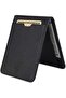 MANHATTAN Slim RFID Blocking Bifold Leather Wallet for Men - Minimalist Front Pocket Card