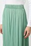 Elastic Waist Crash Skirt Apple Green - 3