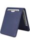MANHATTAN Slim RFID Blocking Bifold Leather Wallet for Men - Minimalist Front Pocket Card