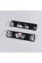 Japanese The Death Note Double Sided Embroidery Key Keychains Car Key Chains Keyring Accessories - 2