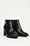 Black Half Zipper Boots Pc-54984 - 5