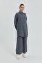Shirt Collar Tunic Gray - 3