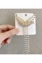Gold Color Women's Stone Pearl Butterfly Model Buckle - 2