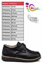 Velcro Boys' Shoes – Classic Model Matte Black for School & Circumcision Ceremony - 5