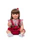 55cm NPK 55CM Full Soft Silicone Reborn Baby Girl Doll Cammi Smile Baby Soft Touch Hand Detailed Pai - 3
