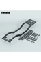Metal Chassis Set with Rails, Shock Towers Leaf Spring Mounts – Upgrade for 1/10 RC Crawlers Axia...