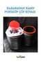 Camping Caravan Vehicle Portable Foldable Plastic Trash Can Multi-Purpose Functional Use - 4