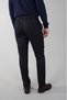 Navy Blue Cotton Polyester Natural Non-Pleated Sports Trousers - 2