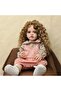 One Size Pink 55cm Reborn Baby Toddler Princess Full Body Soft Silicone Dolls Flexible Soft Touch Cu - 4