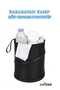 Portable Trash Can Caravan Camping Space-Saving Design In-Car Use Travel - 4