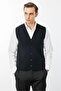 Men's Slim Knitwear Plain Vest Pattern