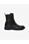 59300 Women's Genuine Leather Buckle Chic Boots