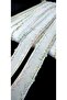 Special White Grograde with Colorful Rope Tail Embroidered Ribbon