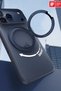 Apple iPhone 17 Pro O Compatible Stand R Fitness Series Magsafe Case - Navy Blue - 2
