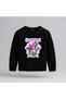 Kpop Demon Hunters Hunterix Printed Long Sleeve Girls' T-Shirt 4-13 Years - Huntr/X
