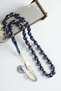 Certified Barley Cut Blue Fire Amber Prayer Beads - 2
