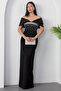 Strapless Chest Stone Atlas Evening Dress Ecr5649 - 5
