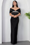 Strapless Chest Stone Atlas Evening Dress Ecr5649 - 7