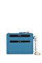 Unisex Genuine Leather Blue Card Holder
