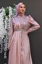 Clover Cape Evening Dress Powder - 5