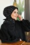 Soft Cotton Scarf Tn2001 Monogram Black-Beige-01 - 6