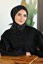 Soft Cotton Scarf Tn2001 Monogram Black-Beige-01 - 2