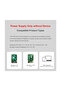 Raspberry Pi 5 Power Supply 5.1V 5A 27W Type-C UK Plug Universal Replacement Power Supply - 3