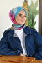 Soft Cotton Scarf Tn2006 Batik Pattern Pink-Baby Blue-05 - 8