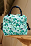 - Petek 7523 6776 Leaf Printed Thermal Food Carrier Bag / 26 cm X 22 cm - 4.5 Liters - 6