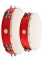 8 Inch Wood Handheld Tambourine Drum - 3