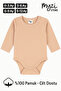Newborn Baby Long Sleeve Snap Cotton 3-Piece Bodysuit Set - 4
