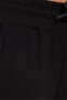 Women's relaxed fit comfortable modal fabric tie-waist elastic jogger black sweatpants - 6