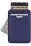 Mens RFID Blocking Slim Leather Card Wallet - CHELSEA Minimalist Front Pocket Cardholder - 2