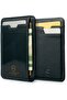 BRIXTON Slim Card Holder with ID Window - Minimalist Front Pocket Leather Wallet with RFID