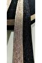 4 Cm Black Copper Rubber Strip-1 Meter - 2