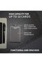 Mens RFID Blocking Slim Leather Card Wallet - CHELSEA Minimalist Front Pocket Cardholder - 5
