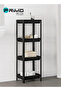 Viskin shelving unit black 36x100cm - 3