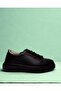 Men's 100% Leather Flexible Sole Lace-Up Casual Shoes Sneaker