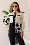 Women's Oversize Fit Patterned Long Sleeve 100% Cotton Shirt, Jacket, Stylish Lumberjack Women's Shirt with Pockets - 3