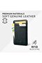 BRIXTON Slim Card Holder with ID Window - Minimalist Front Pocket Leather Wallet with RFID - 3