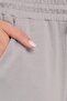 Women's relaxed fit comfortable modal fabric tie-waist elastic jogger grey sweatpants - 6