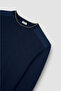 Men's Knitted Wool Roundneck Sweater - 5